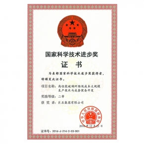 國家科技進步二等獎