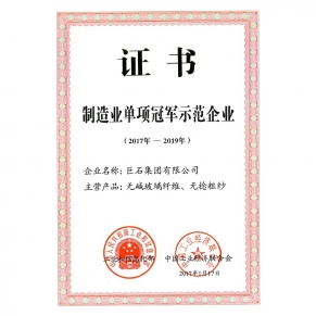 制造業(yè)單項冠軍